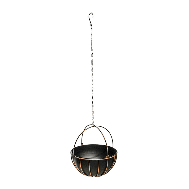 Kensington Indoor Hanging Planter, H34 x D30cm, Copper