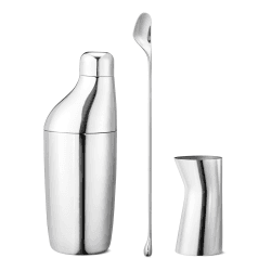 Image showing the Sky Cocktail Shaker Set, Stainless Steel product.
