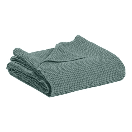 Maia Bed cover, 180 x 260cm, Green/Grey