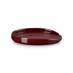 Image showing the Stoneware Oval Spoon Rest, Garnet product.