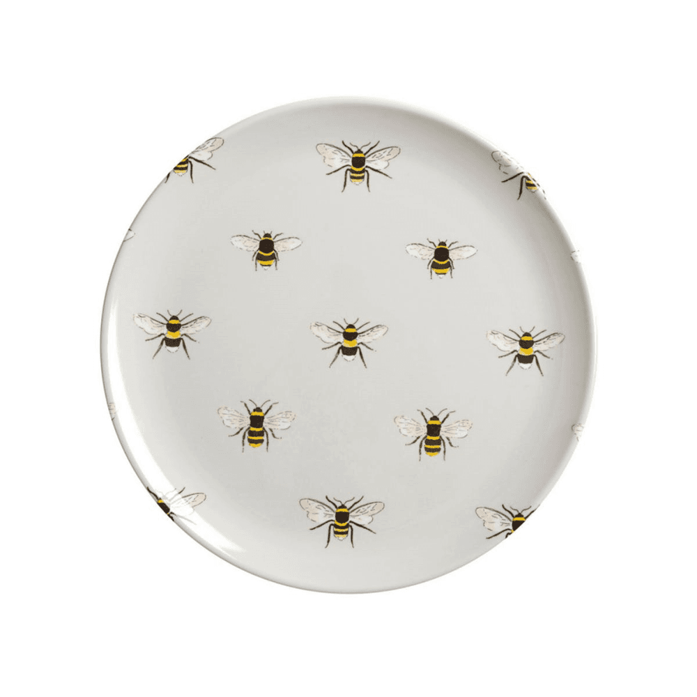 Bees Melamine Side Plate