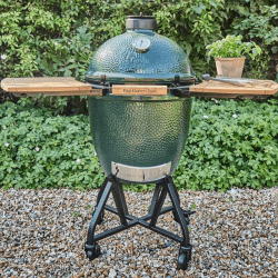 Image showing the Acacia Shelves for XL Big Green Egg product.