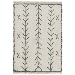 Image showing the Moroc Arrow Rug, 1.6 x 2.3m, Cream, L160 x W230cm product.