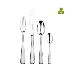 Image showing the Mahogany Satin 24 Piece Cutlery Set product.