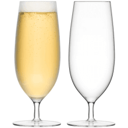 Image showing the Bar Set of 2 pilsner glass, 450ml, clear product.