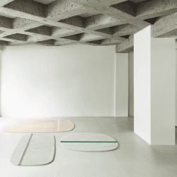 Image showing the Oona Rug, L140 x W140cm, Mint product.