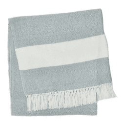 Image showing the Hammam Throw 200 x 100cm, Dove Grey product.