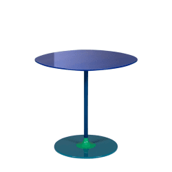 Image showing the Piero Lissoni 2021 Thierry Table, Blue product.