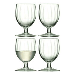 Image showing the Mia Set of 4 wine glasses, 350ml, partial optic product.