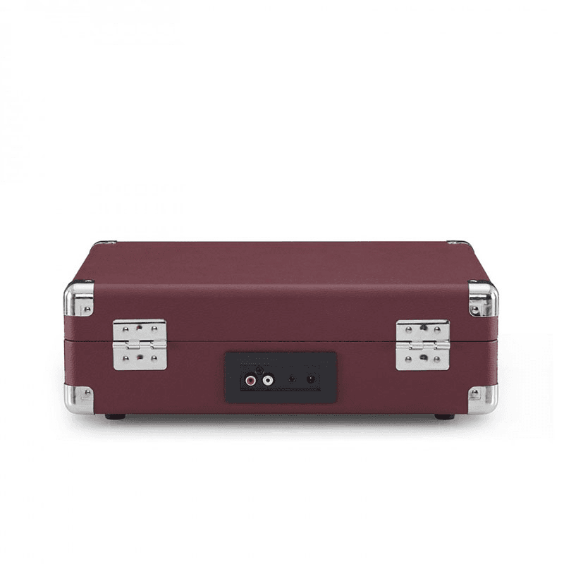 Cruiser Deluxe Plus Portable Turntable, Burgundy