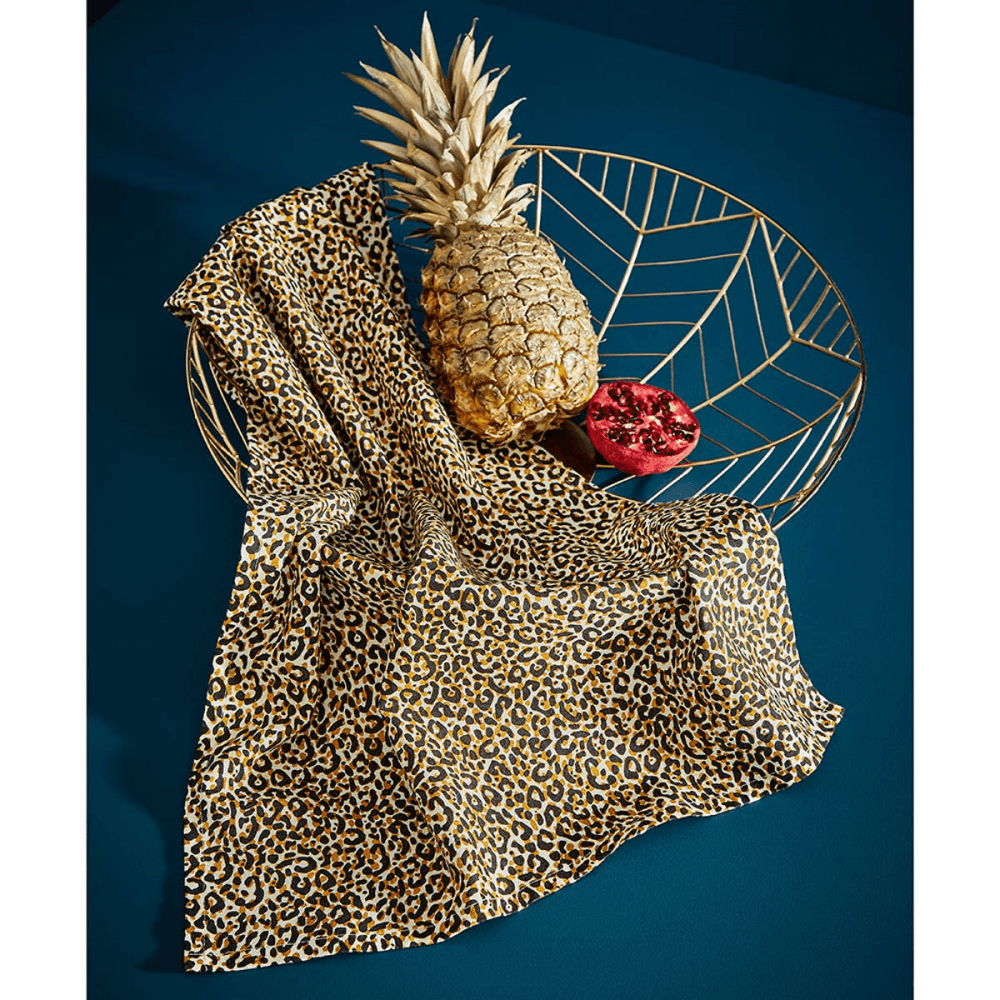 Tea Towel, Leopard, Brown