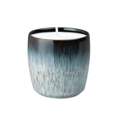 Image showing the Denby Home Fragrance Halo Candle Pot, Black product.