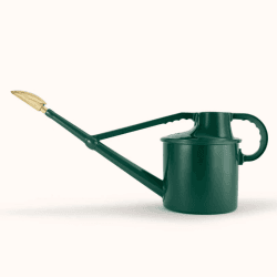 Image showing the The Cradley Deluxe Outdoor Watering Can, 1.5 Gallon, Green product.