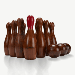 Image showing the Rosewood Skittle Ball Set product.