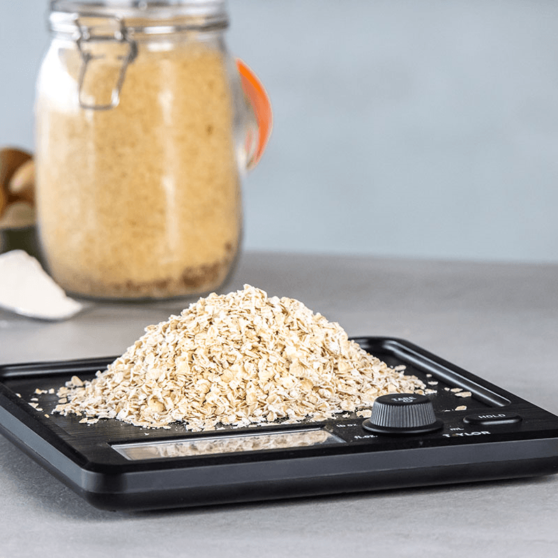 Antimicrobial Digital Dual Kitchen Scale, 5kg, Black