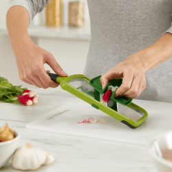 Image showing the Mandoline, H30 x W10 x D6cm, green product.