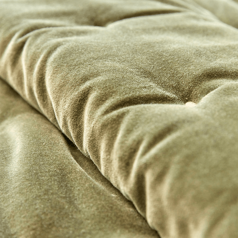 Jaipur Bedspread, 220 x 200cm, Olive Green