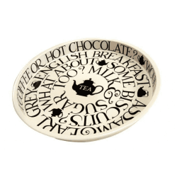 Image showing the Black Toast Deepwell Tray, 30cm, Cream / Black product.