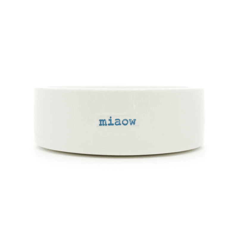 Miaow' Cat Bowl, White