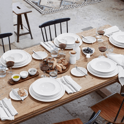 Image showing the Artesano Flat plate, 27cm, white product.