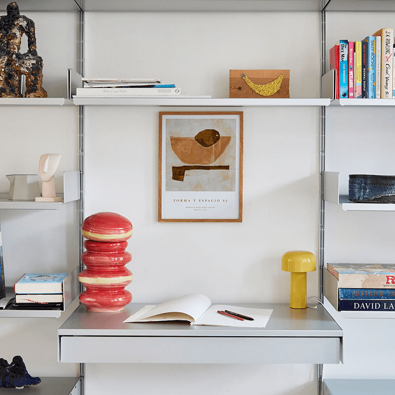 Forma y Espacio 02 Framed Print, 50 x 70cm, Beige
