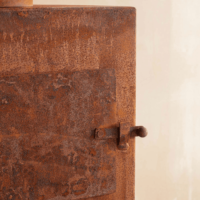 Outdoor Heater and Pizza Oven, H136cm, Rust