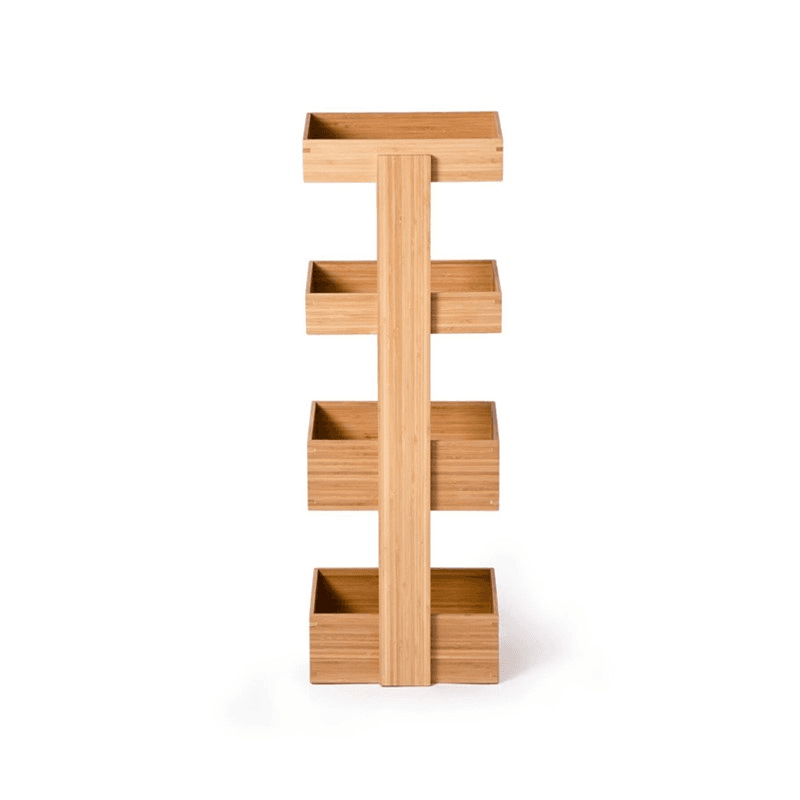 Arena 4 tier caddy, H74 x W26 x D20cm, Bamboo