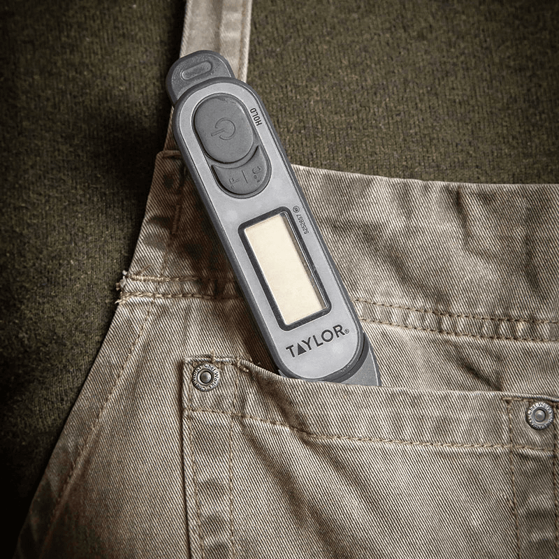 Digital Waterproof Precision Thermometer, Silver