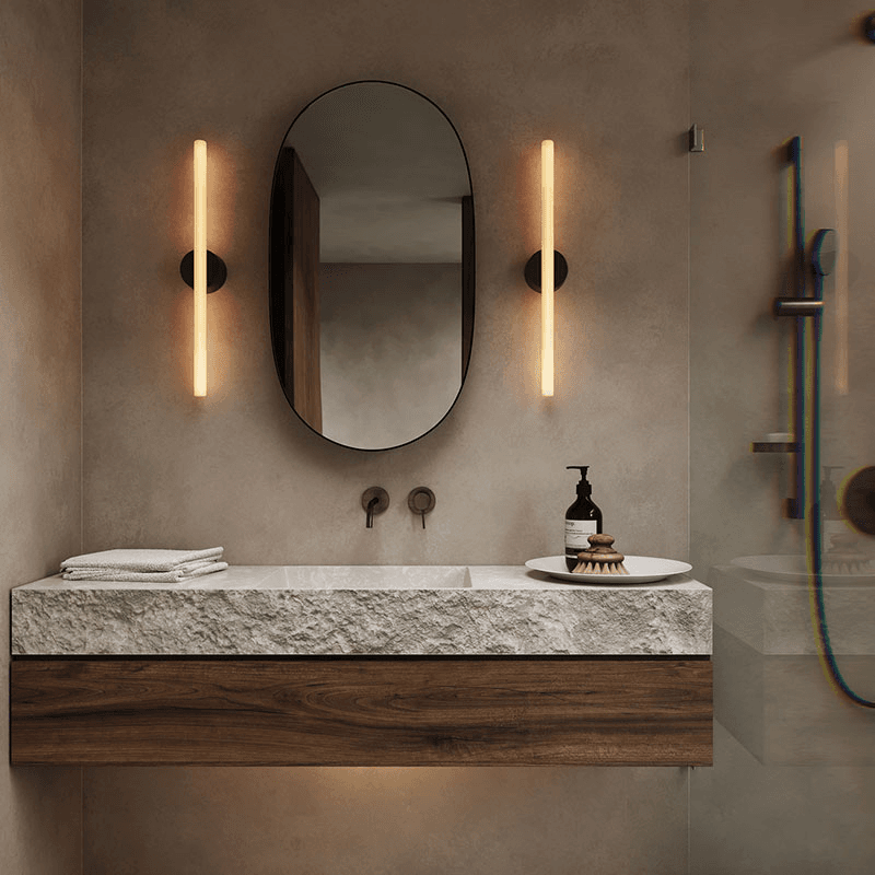 Kilter Wall Light, L64cm, Dark Grey