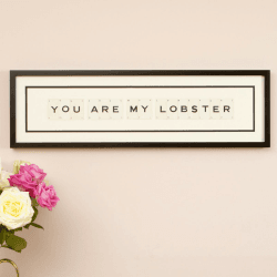 Image showing the 'You Are My Lobster' Word Frame product.