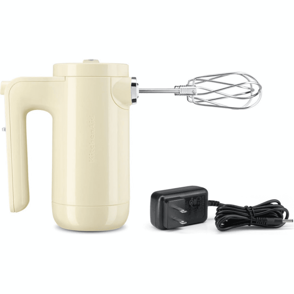 Cordless Hand Mixer, Almond Cream,