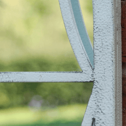 Image showing the Arch Outdoor Mirror, 90cm, Cream product.