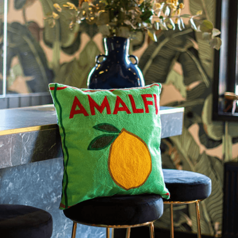 Amalfi Cushion, 45 x 45cm, Green