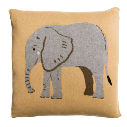 Image showing the ZSL Elephant Cushion, L50 x W50cm, Multi product.