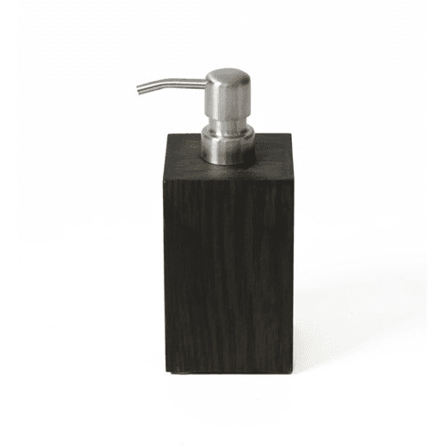 Mezza Soap pump, H18 x W7.5 x D7.5cm, Dark Brown