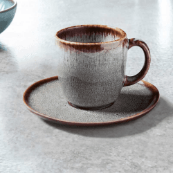 Image showing the Lava Coffee Cup, 240ml, Beige product.