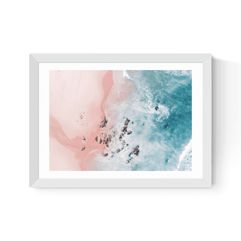 Ingrid Beddoes Sea Bliss Print, A3, White Frame