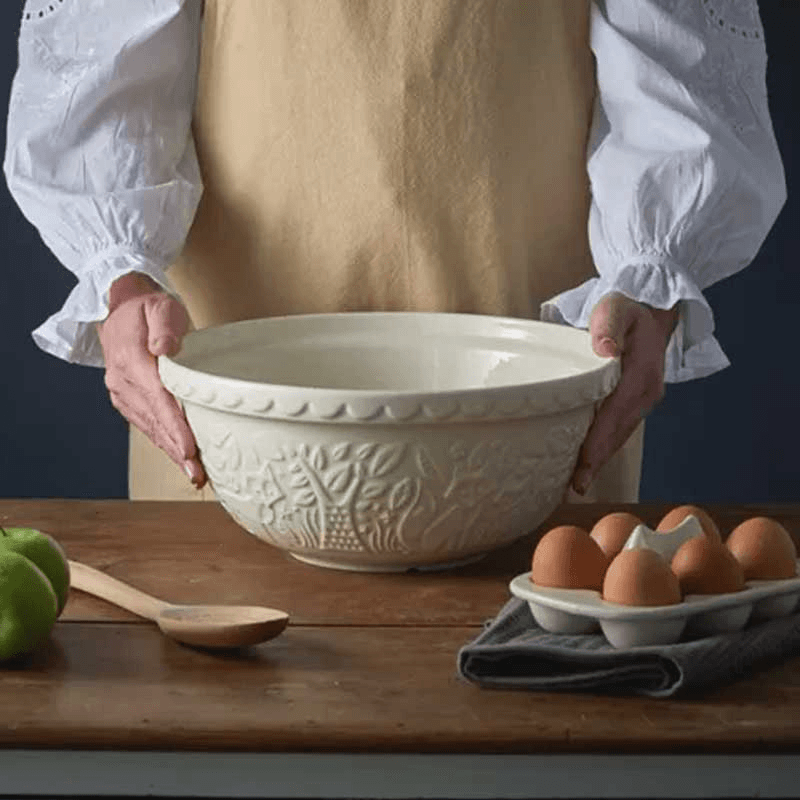 In The Forest Fox Mixing bowl, 29cm, Cream