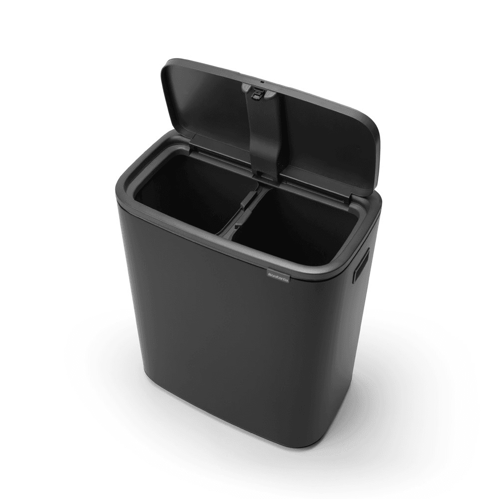 Bo Touch bin, 30 litre, Matt Black