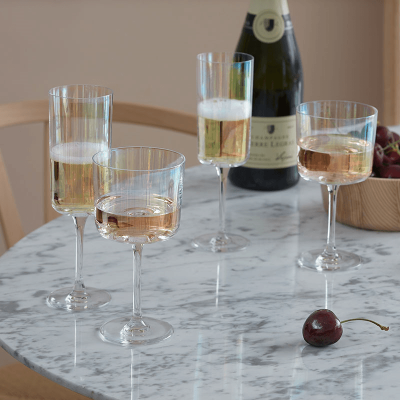 Iridescence Set of 2 Wine Glasses, 250ml, Mother of Pearl