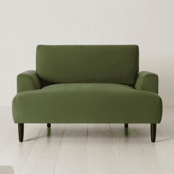 Image showing the Model 05 Velvet Love Seat, Vine product.