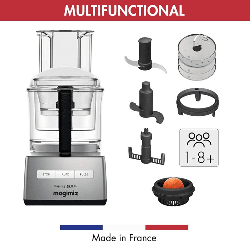 5200 XL Food processor 18591, 3.6L, Satin