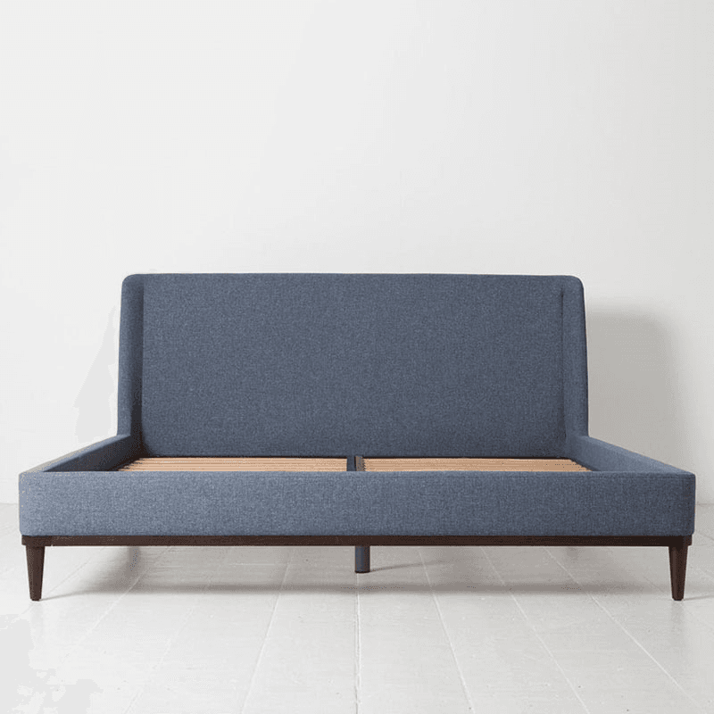 Bed 02 Linen Super King Size Frame, Midnight
