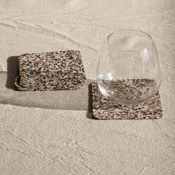 Image showing the Beach Clean Set of 4 Coasters, W10 x L10cm, Multi product.