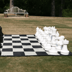 Image showing the Giant Chess Set with Mat product.