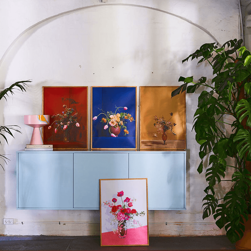 Blomst 02 Art Print, 50 x 70cm, Ochra