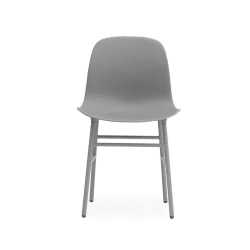Image showing the Form Dining chair, L48 x H80 x D52cm, Grey product.