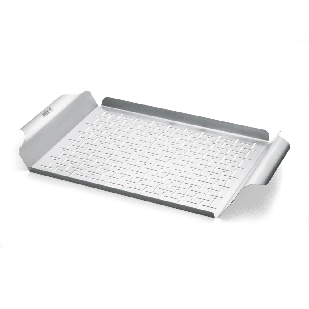 Rectangular grill pan, Silver