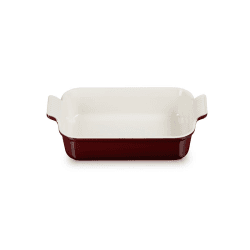 Image showing the Stoneware Heritage Rectangular Dish, 26cm, Garnet product.