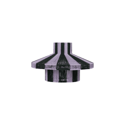 Image showing the Diana Lampshade, D45 x H28cm, Forest Green & Orchid Light Purple product.